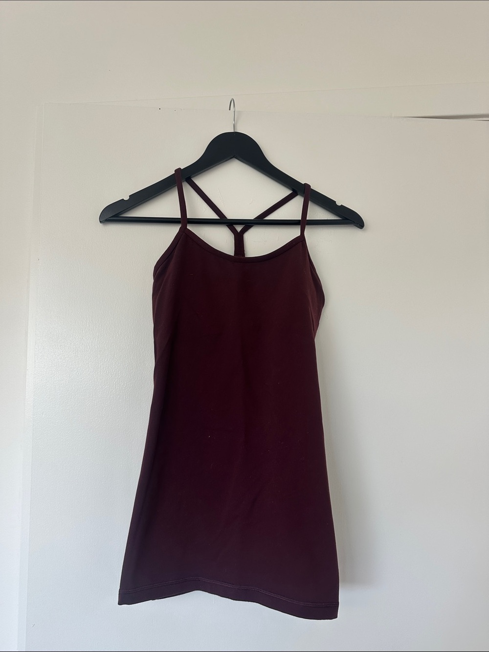 Lululemon Burgundy Racerback Top